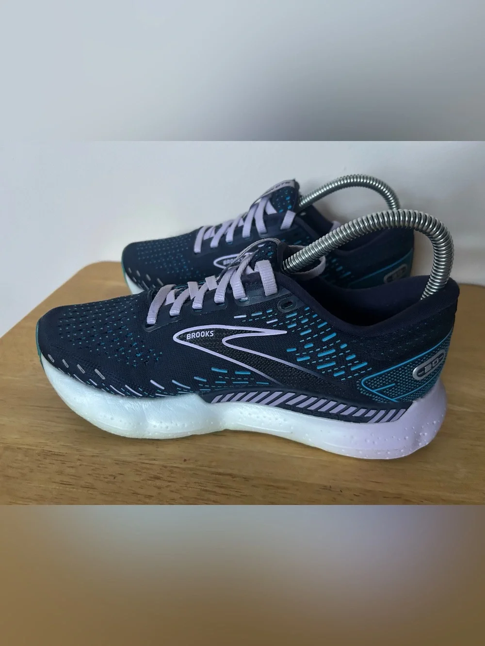 Brooks Womens Glycerin GTS 20 Blue lilac  Running Shoes Sneakers Size 8
